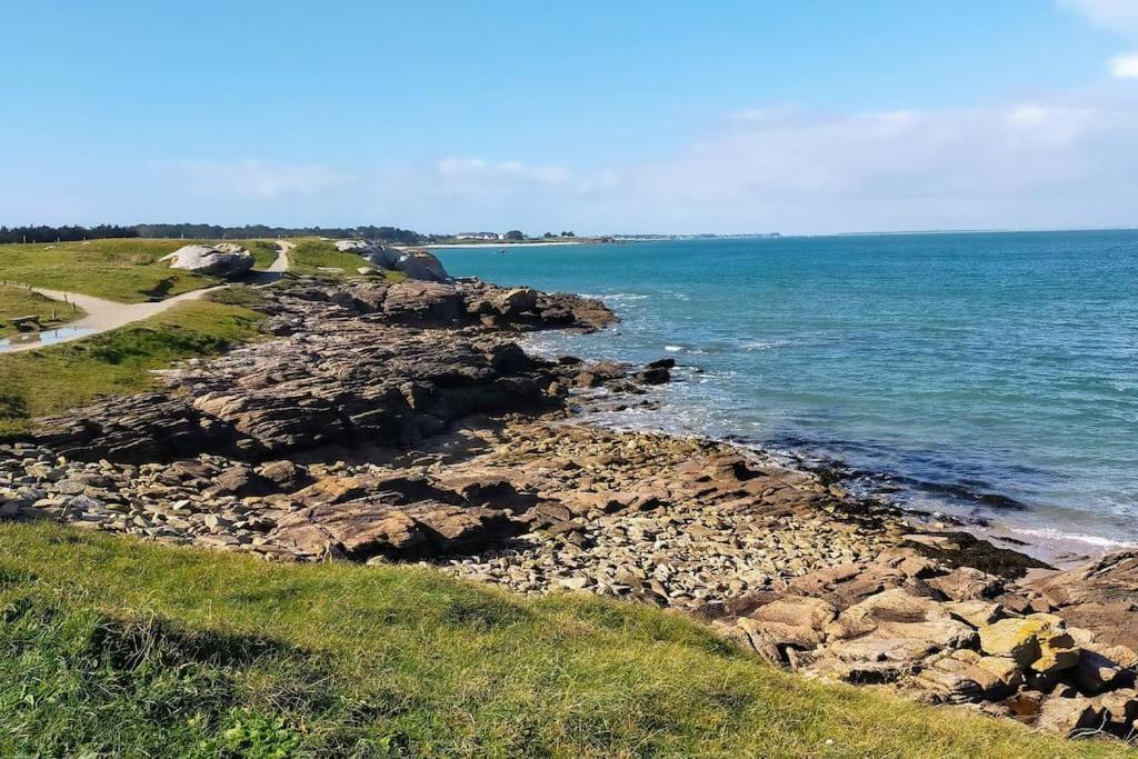 T2 Neuf Au Pied De La Plage Saint-Pierre-Quiberon Ngoại thất bức ảnh
